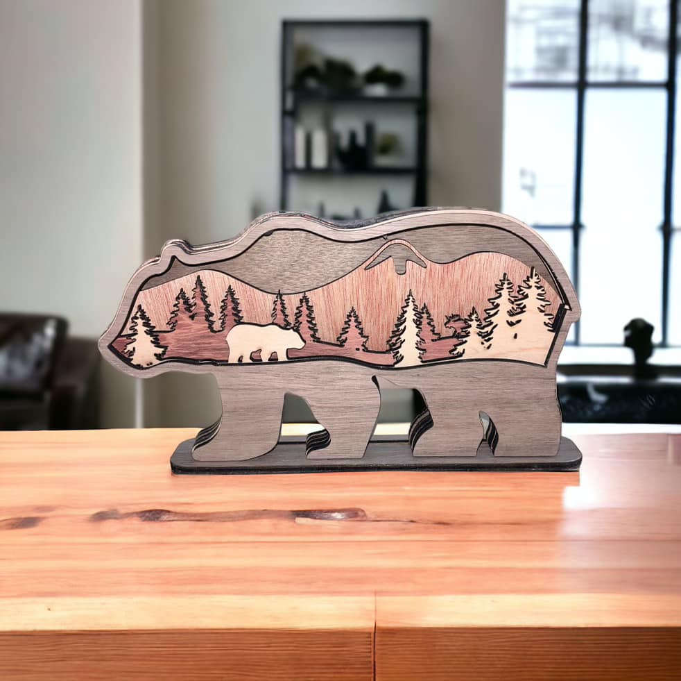 Layered 3D Animals