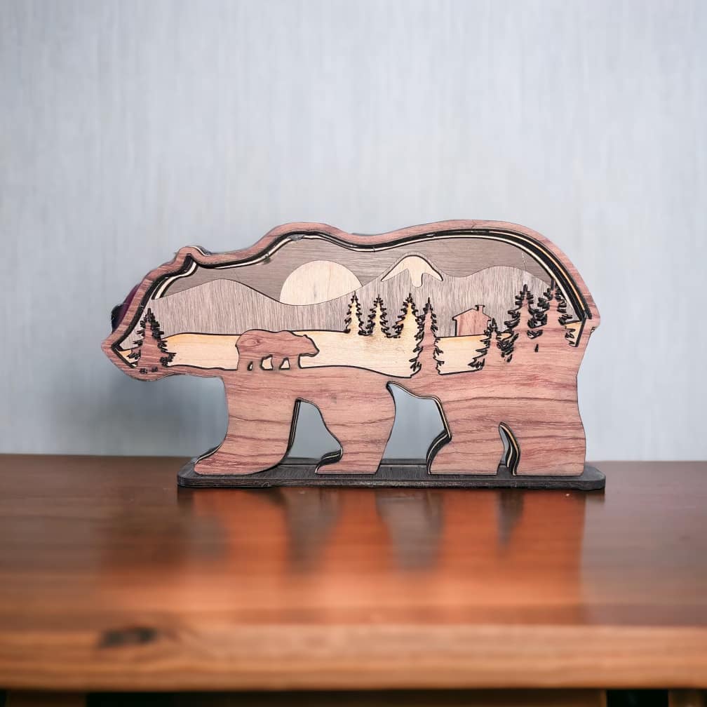 Layered 3D Animals