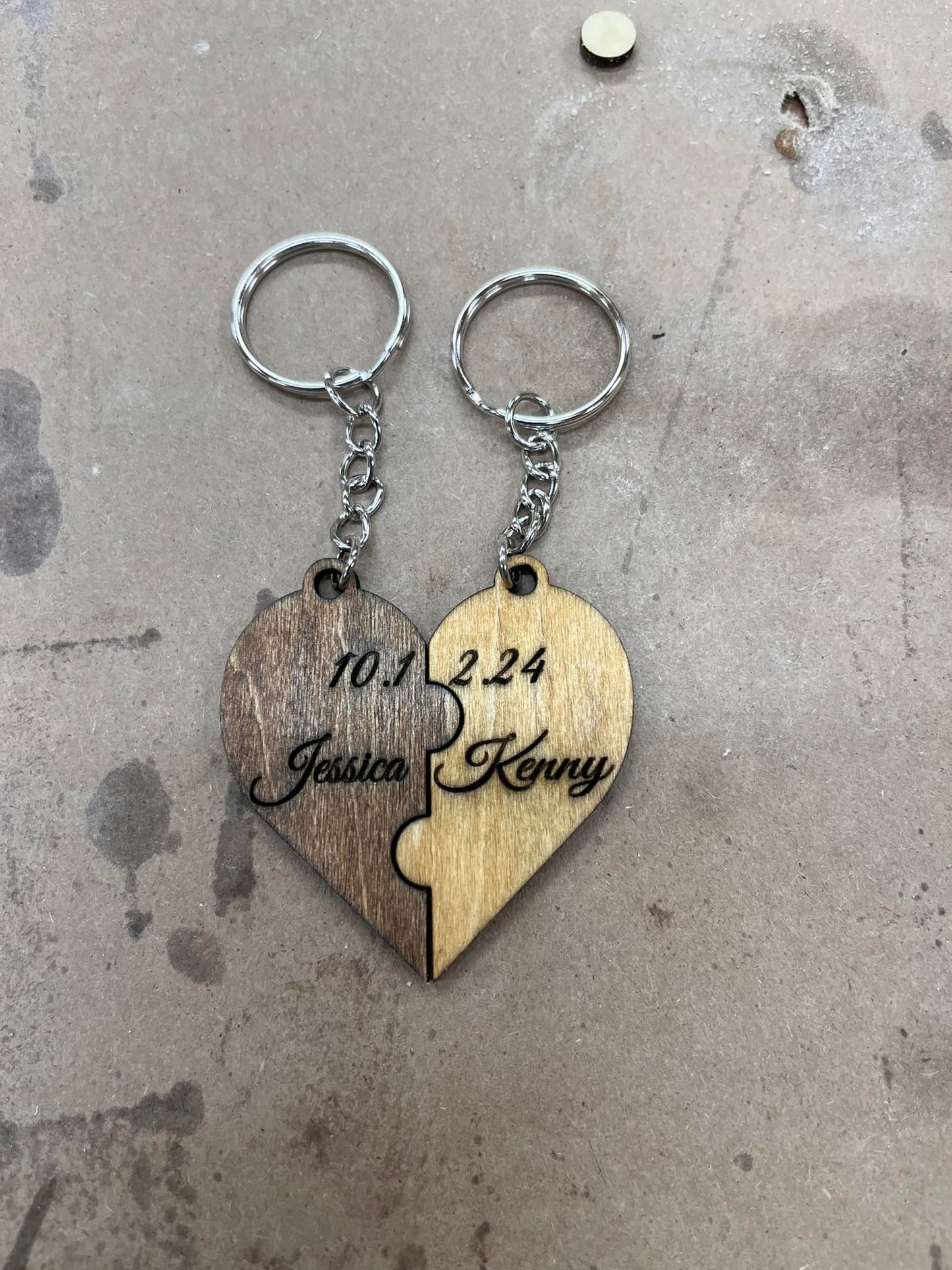Heart Key Chain