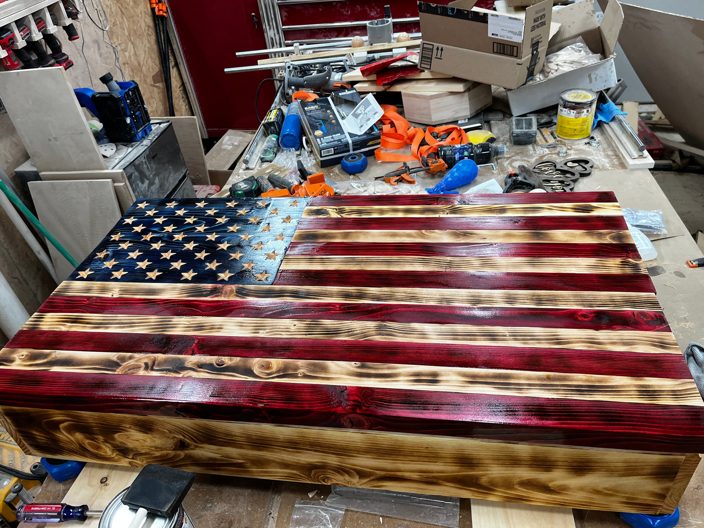 American Flag Gun Safe