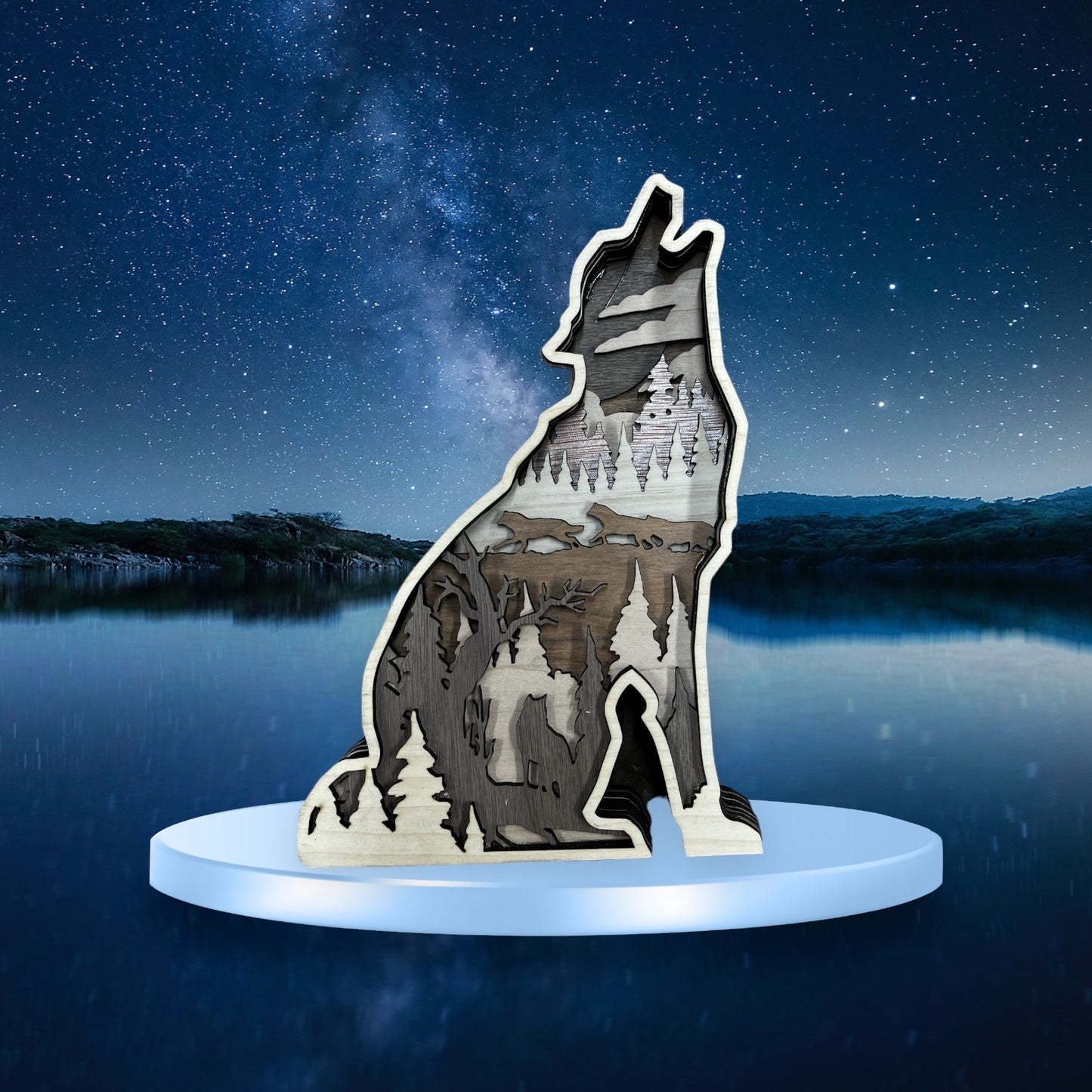 Layered 3D Animals
