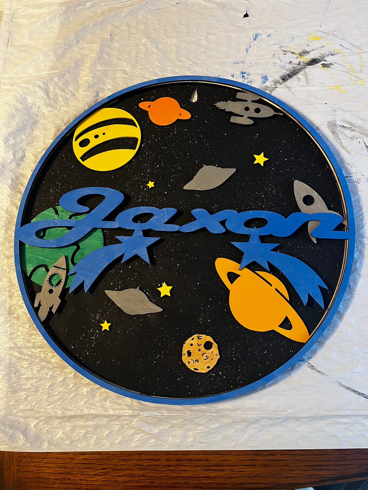Child's themed sign