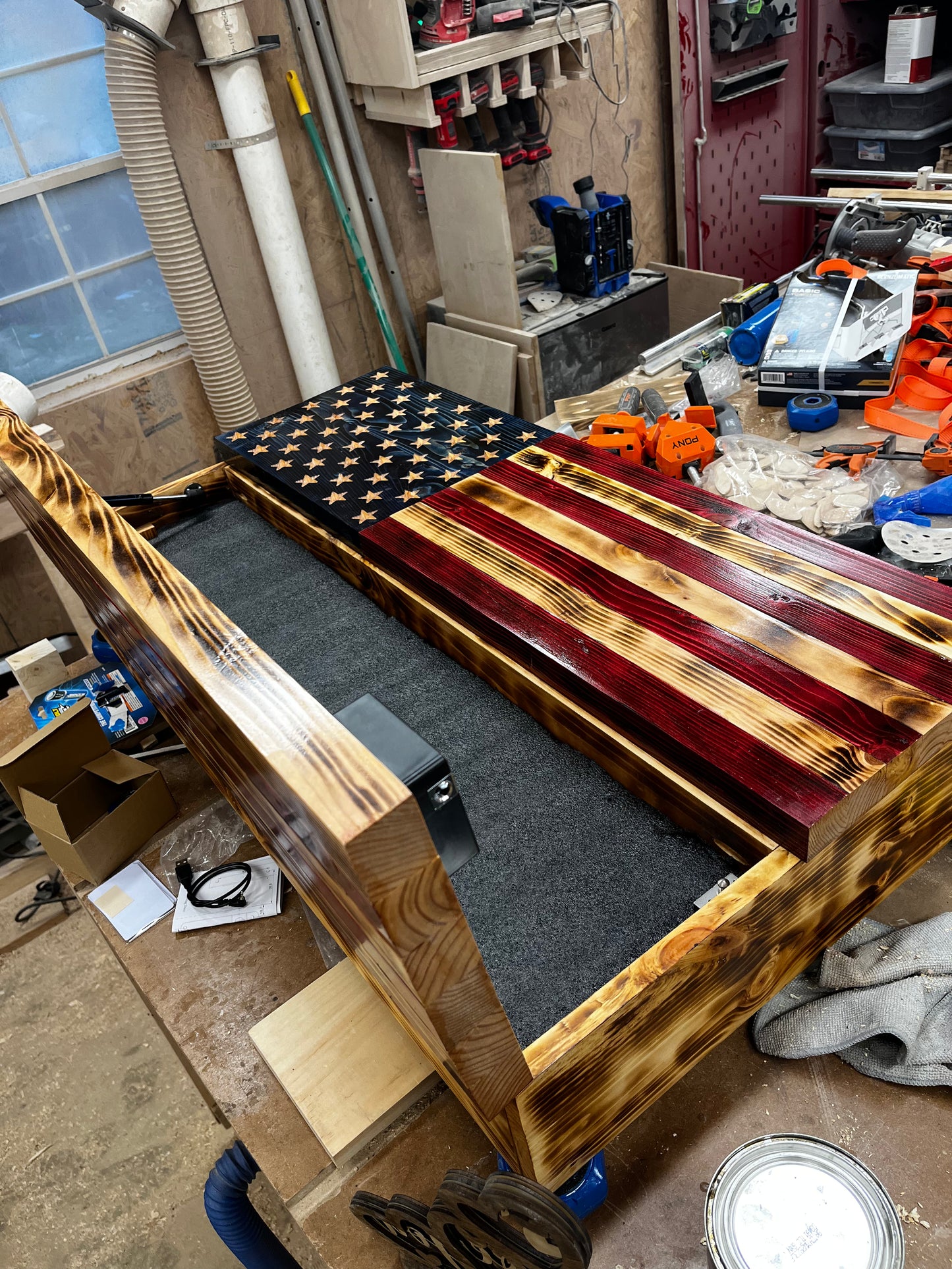 American Flag Gun Safe