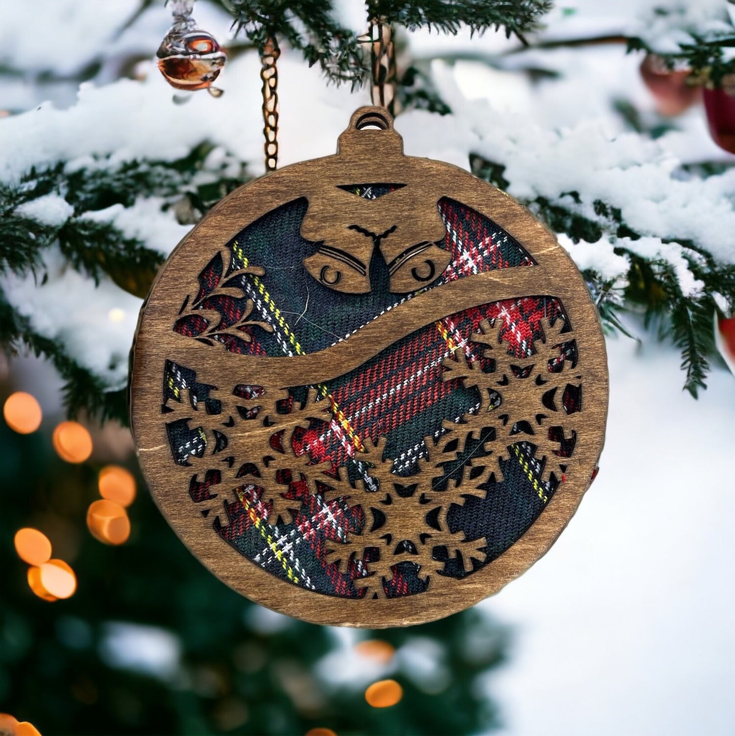 Christmas ornaments - laser cut ornaments - song ornaments -