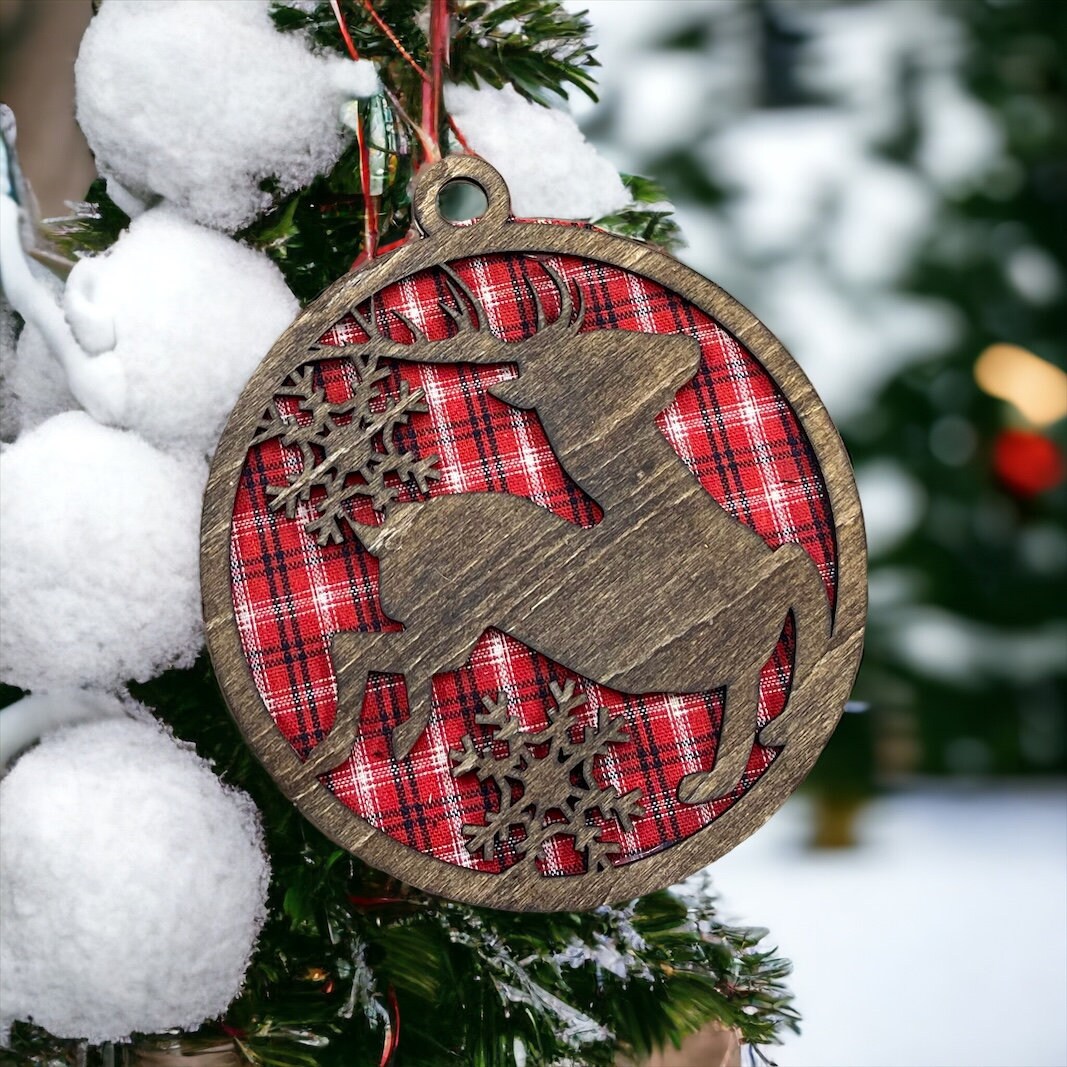Christmas ornaments - laser cut ornaments - song ornaments -