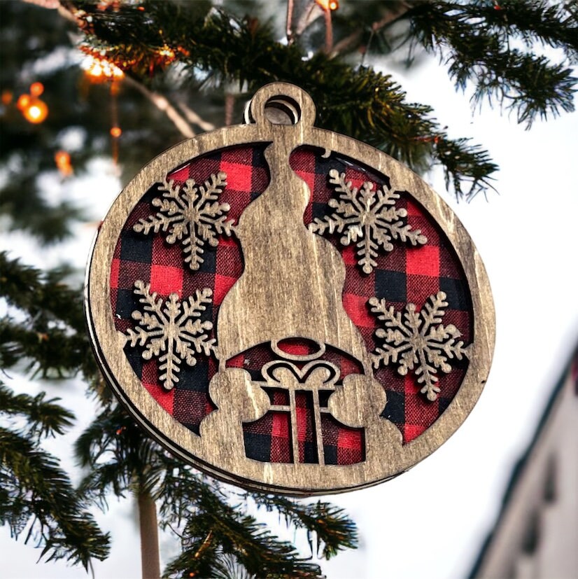 Christmas ornaments - laser cut ornaments - song ornaments -